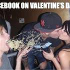 Facebook On Valentines Day