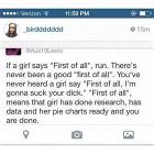 First Of All