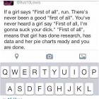 First Of All