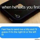 First Text