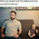 Fought Over The Tiddies