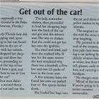 Get Out Of The Car