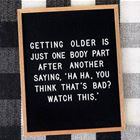 Getting Older