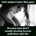 Girls Mature Faster