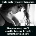 Girls Mature Faster