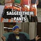 Girls Sagging