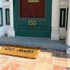 Go Away Floor Mat