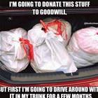 Going To Donate To Goodwill