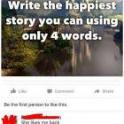 Happiest Story In 4 Words