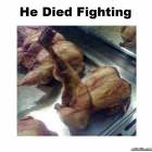 He Died Fighting