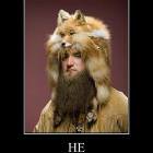 He