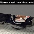 Hiding Out At Work