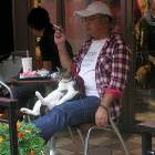 His Pet Cat