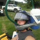 Home Made Beer Helmet