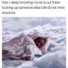 How I Sleep Knowing
