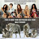 How Your Girlfriend Sees Your Friends