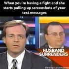 Husband Surrenders