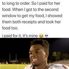 I Was At The Drive Through