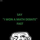 I Won Math Debate