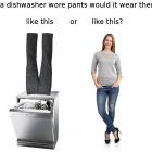 If Dish Washers Wore Pants