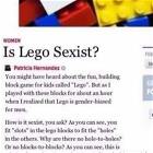 Is Lego Sexist