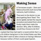 Making Sense