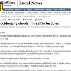 Man Shoots Himself