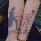 Matching Star Wars Tattoos
