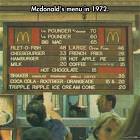 Mcdonalds Menu 1972