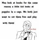 Men And Little Kids