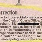 Minor Correction