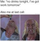 No Drinks Tonight