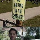 No Golfing Here