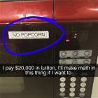 No Popcorn Please