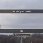 Not Your Creek