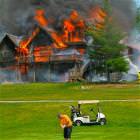 Nothing Ruining His Golf Day