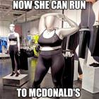 Now She Can Run There