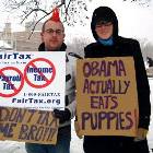 Obama Eats Puppies