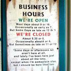 Open Sign