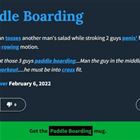 Paddle Boarding