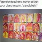 Painting Candlelight