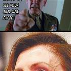 Pelosi War Face