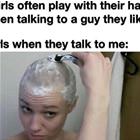 Playing With Her Hair