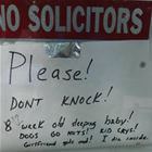 Please No Knocking