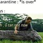 Quarantine Is Over
