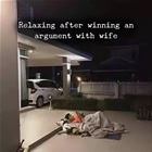 Relaxing After Winning