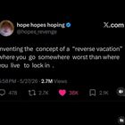 Reverse Vacation