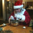 Santa Making Christmas Presents