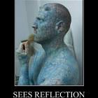 Sees Reflection