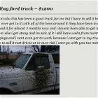 Selling Ford Truck